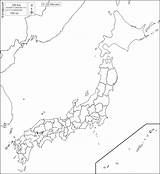 Japan Map Prefectures Blank Outline Ryukyu Islands Maps Asia Carte sketch template