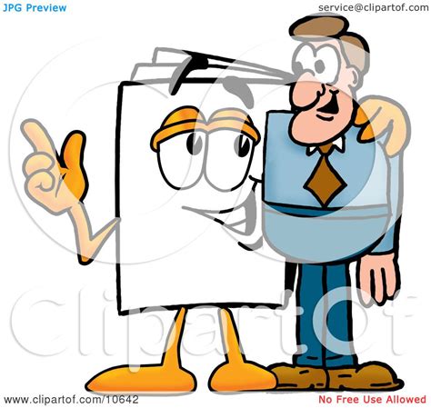 clipart picture   paper mascot cartoon character talking