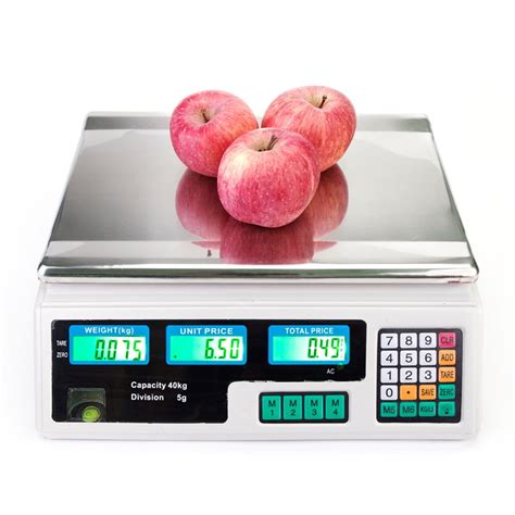 zimtown digital weight price scale lbkg computing food meat scale produce deli walmartcom