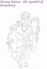 Coloring Pages Rama Sita Navratri Lights Young Template sketch template