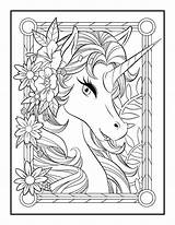 Coloring Pages Unicorn Adult Book Amazon Books Kleurplaten Malvorlagen Flowers Kolorowanki Printable Disney Colouring Print Jade Summer Color Beautiful Enchanted sketch template