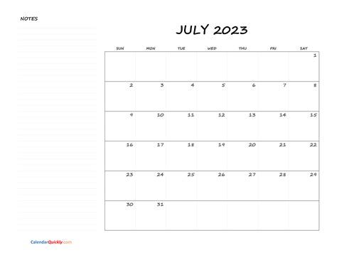 august  calendar pages july  calendar  printable calendar
