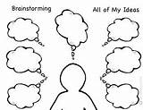 Brainstorming Graphic Mind Positive Organizers Teacherspayteachers sketch template