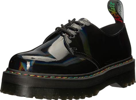 drmartens unisex  quad patent leather black shoes  uk amazoncouk shoes bags