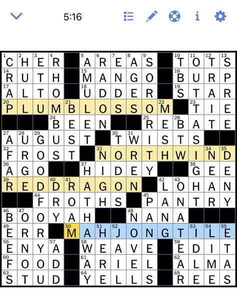 york times crossword puzzle solved modays  york times