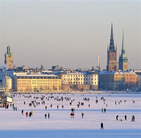 schweden stockholm ist im winter eine verzauberte stadt welt