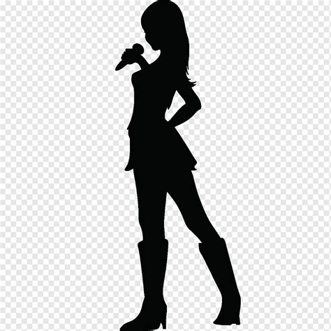 singer  singing female silhouettes monochrome arm silhouette
