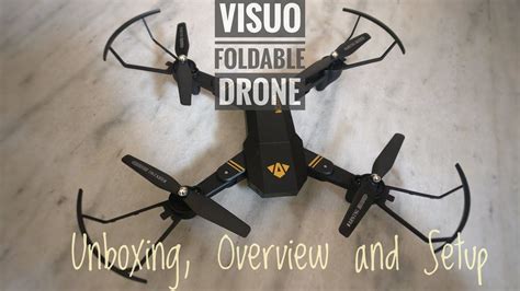 visuo foldable drone unboxing setup flight insight india youtube