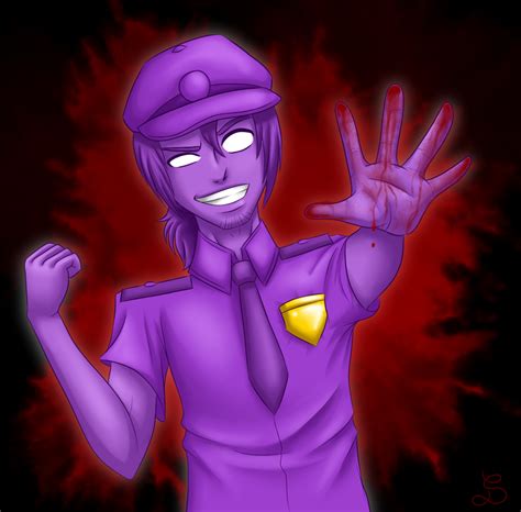 purple guy  sarokami  deviantart