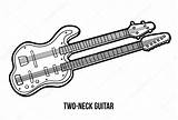 Neck Guitarra Kolorowanka Chitarra Rock Instrumentos Musicales Muzyczne Instrumenty Gitara Ninos Fortepian Obraz Wiolonczela Redro Prace sketch template