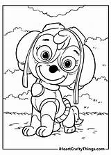 Patrol Skye Chase Iheartcraftythings Rescue Unicorn Pawpatrol Mighty Pup sketch template