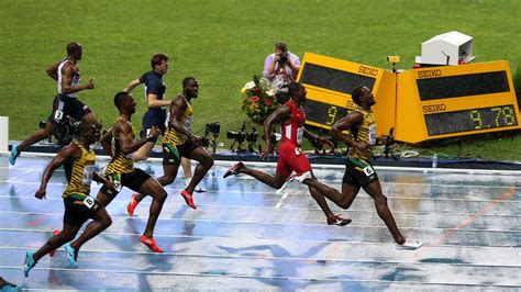 100 meter finale usain bolts beschaulicher triumph von moskau welt