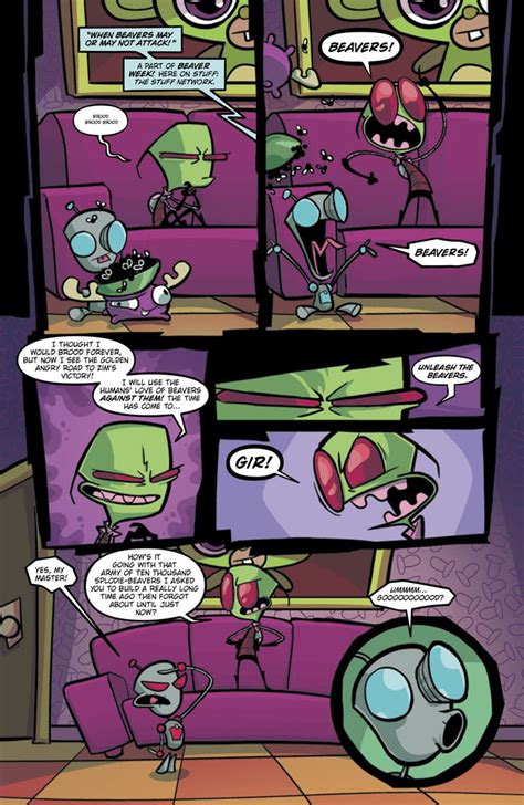 Images A Preview For The Upcoming Comic Invader Zim 27 From Oni Press