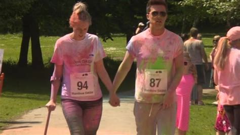 alton towers smiler crash victims take part in 5km run for charity