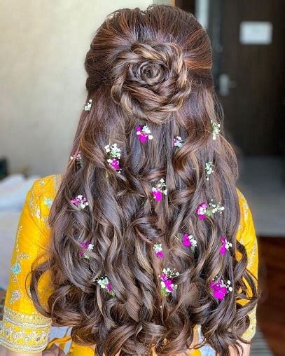 latest curly hairstyles  saree  lehenga   styles  life