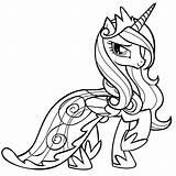 Coloring Pony Pages Cadence Little Princess Choose Board sketch template