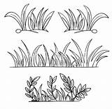 Grass Outline Clipart Coloring Pages Drawing Grow Well So Clip Color Printable Draw Long Drawings Template Green Realistic Colorluna Colouring sketch template