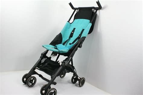 gb pockit stroller compact small lightweight portable folding capri blue  ebay