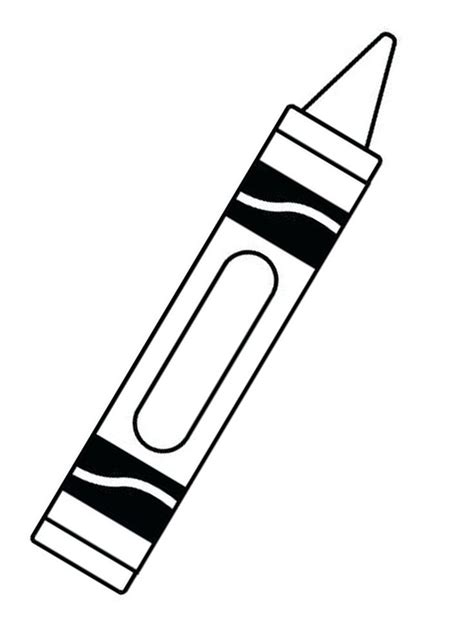 printable crayon template