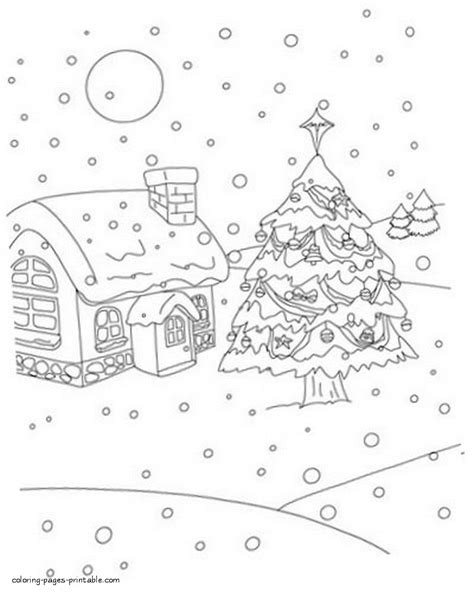 christmas village coloring pages love coloring pages  coloring