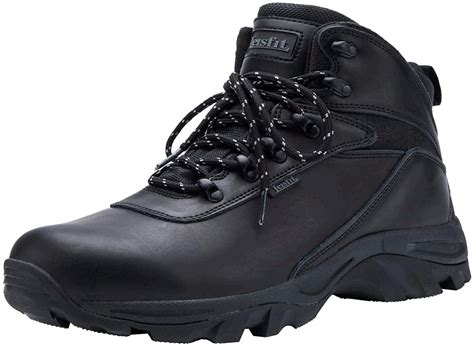 leisfit mens outdoor waterproof hiking boots insulated boots black size  ebay