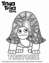 Tinga Tortoise Colouring Turtle Doodle Tortue Enregistrée Cbeebies Flamingo sketch template
