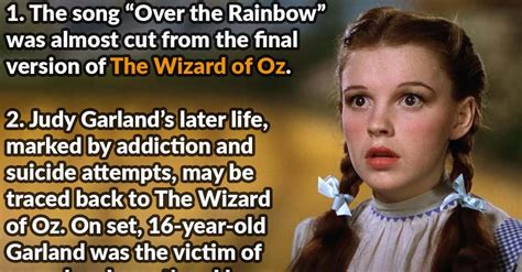 24 Behind The Scenes Facts About The Wizard Of Oz