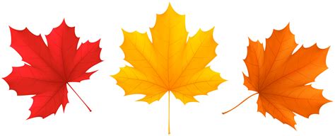 yellow leaves graphics printable brown fall leaves red clip art