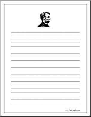 presidents day writing paper lined writing paper writing forms