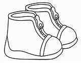 Coloring Boots Winter Shoes Pages Children Handbags Comments Nike Online sketch template