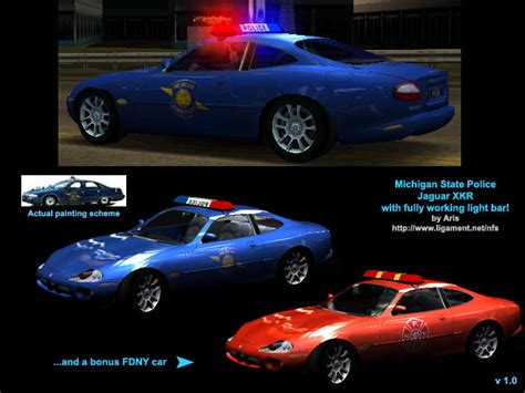 Need For Speed Hot Pursuit 2 Jaguar Police Car W Light Bar