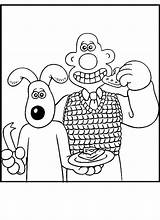 Gromit Wallace Colouring Gsk Coloringhome sketch template