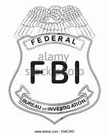 Fbi Coloring Pages Clipart Badge Getcolorings Getdrawings Dessin Clipground Du sketch template