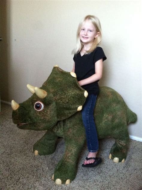 Playskool Kota Triceratops Ride On Dinosaur Animated