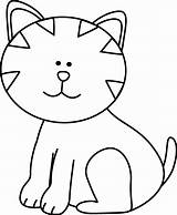 Cat Clip Cliparts Kitten Attribution Forget Link Don sketch template
