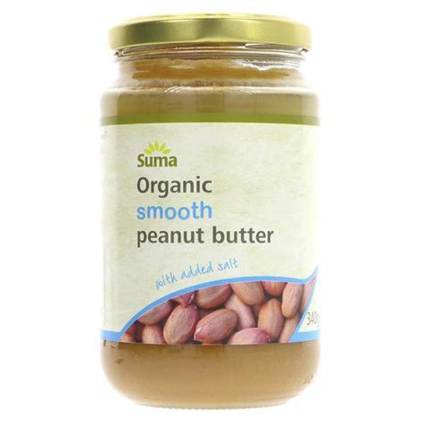 organic smooth peanut butter    suma
