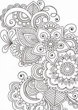 Coloring Pages Stress Anti Children антистресс раскраски раскраска Printable Paisley Adult Fairy для рисунки феи распечатать скачать Shițe Mandala взрослых sketch template
