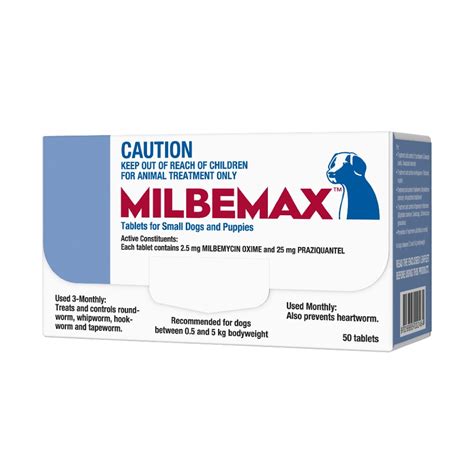 milbemax allwormer  kg dog treatment