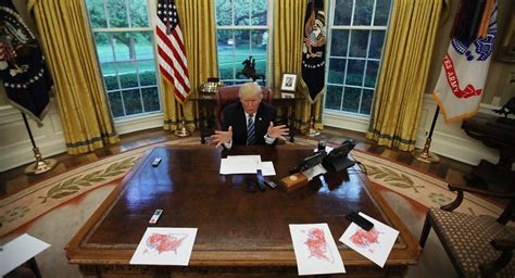 Trump At 100 Days An Oval Office Photo Perfectly Illustrates Trumps