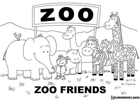 kolorowanki zwierzeta  zoo  druku pobierz lub wydrukuj kolorowanki