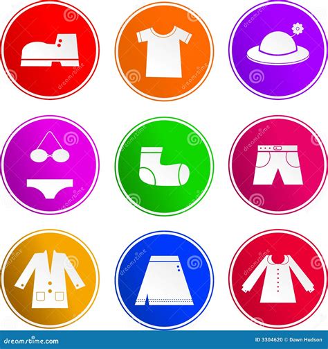 clothing sign icons stock vector illustration  blouse