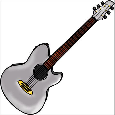 guitar  drawing clipart