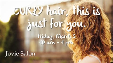 Curly Hair We’ve Got Something Special For You Jovie Salon