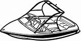 Boat Drawing Coloring Tower Wakeboard Console Clip Center Template Line Rnr Cover Over Sketch Getdrawings sketch template