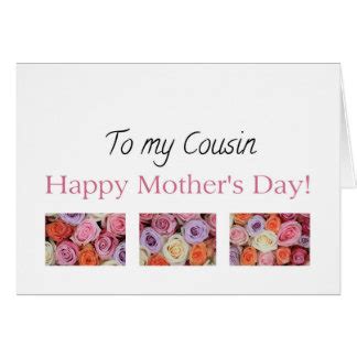 happy mothers day  cousin cards happy mothers day  cousin card