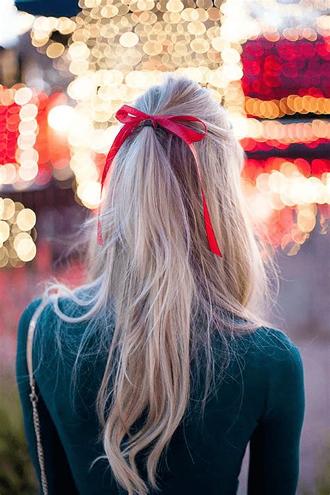Holiday Hair Ribbons And Bows