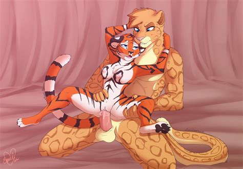 Rule 34 2016 Angel Tigress Anthro Balls Blue Eyes Breasts Chest Tuft