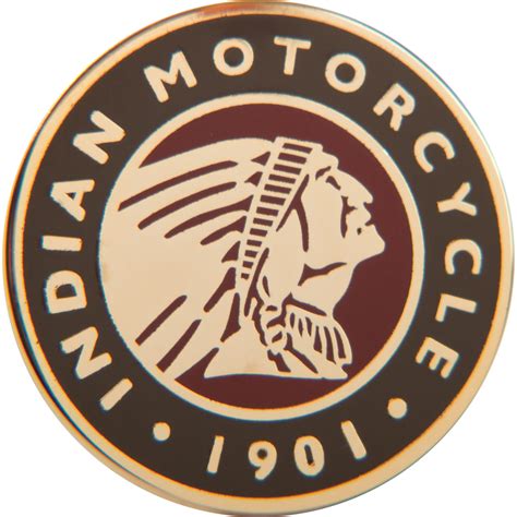 Indian Only Indian Motorcycle® Circle Icon Pin Badge