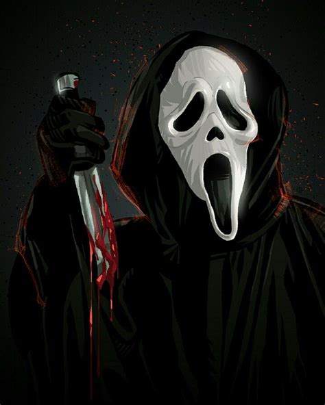 ghostface pinterest horror  icons horror  art horror villains