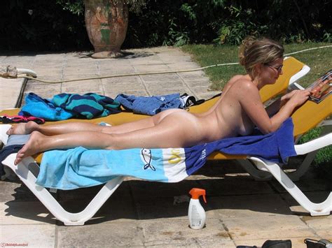 back yard nude sunbathing image 4 fap